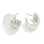 Wholesale metal Chunky Cuff Hoop Earrings D