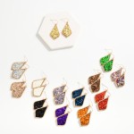 Wholesale glitter Teardrop Drop Earrings L