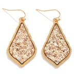 Wholesale glitter Teardrop Drop Earrings L