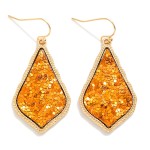 Wholesale glitter Teardrop Drop Earrings L