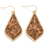 Wholesale glitter Teardrop Drop Earrings L
