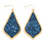 Wholesale glitter Teardrop Drop Earrings L