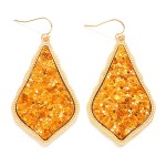 Wholesale glitter Teardrop Drop Earrings L