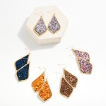Wholesale glitter Teardrop Drop Earrings L