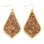 Wholesale glitter Teardrop Drop Earrings L