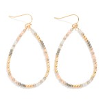 Wholesale beaded Teardrop Drop Earrings L