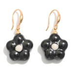Wholesale hand Painted Ceramic Flower Drop Earrings L