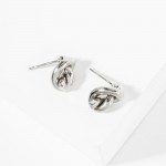 Wholesale metal Knot Stud Earrings Stainless Steel Tarnish Resistant Hypoallerge