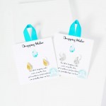 Wholesale metal Teardrop Cuff Earrings Stainless Steel Tarnish Resistant Hypoall