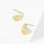 Wholesale metal Teardrop Cuff Earrings Stainless Steel Tarnish Resistant Hypoall