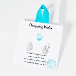 Wholesale metal Teardrop Cuff Earrings Stainless Steel Tarnish Resistant Hypoall