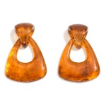 Wholesale geometric Acetate Doorknocker Post Drop Earrings L