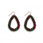 Wholesale tinsel Teardrop Drop Earrings L
