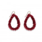Wholesale tinsel Teardrop Drop Earrings L