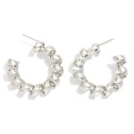 Wholesale spiral Metal Hoop Earrings D