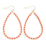 Wholesale beaded Teardrop Drop Earrings L