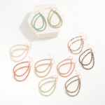 Wholesale beaded Teardrop Drop Earrings L