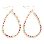 Wholesale beaded Teardrop Drop Earrings L