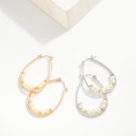 Wholesale metal Teardrop Earrings Pearl Beads L