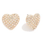 Wholesale pave Rhinestone Post Drop Earrings L