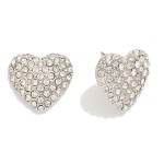 Wholesale pave Rhinestone Post Drop Earrings L