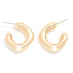 Wholesale simple Huggie Hoop Earring L