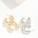 Wholesale simple Huggie Hoop Earring L