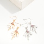 Wholesale ballerina Drop Earrings Acetate Rhinestone Details L