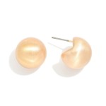 Wholesale metal Dome Cuff Earrings L