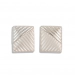 Chunky Textured Rectangular Drop Earrings

- Approximately 1.25" L