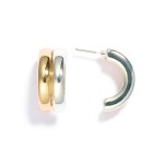 Wholesale triple Strand Metal Drop Hoop Earring L