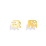 Wholesale metal Elephant Stud Earrings L