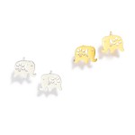 Wholesale metal Elephant Stud Earrings L