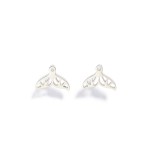 Wholesale metal Whale Tail Stud Earrings L