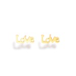 Wholesale metal Love Stud Earrings L