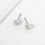 Wholesale metal Ball Stud Earrings L