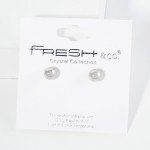 Wholesale metal Ball Stud Earrings L
