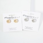 Wholesale metal Ball Stud Earrings L