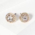 Wholesale rhinestone Stud Earrings Mini Crystal Rhinestone Details L