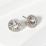 Wholesale rhinestone Stud Earrings Mini Crystal Rhinestone Details L