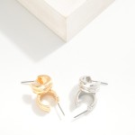 Wholesale metal Double Strand Hoop Earring L