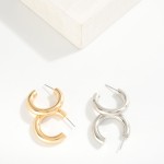 Wholesale simple Metal Hoop Drop Earring D