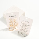 Wholesale twisted Metal Hoop Earring Pearls L