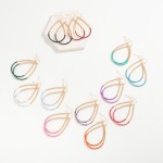 Wholesale beaded Teardrop Drop Earring Metal Beads Stone Beads L