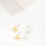 Wholesale metal Cherries Post Drop Earring L Gold Dipped