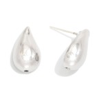Wholesale metal Teardrop Post Drop Earring L Gold Dipped Sterling Silver Post