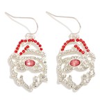 Wholesale rhinestone Studded Santa Claus Drop Earrings L