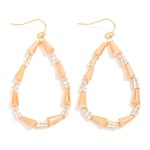 Wholesale beaded Teardrop Earrings Cone Beads Rhinestones L
