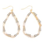 Wholesale beaded Teardrop Earrings Cone Beads Rhinestones L