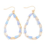 Wholesale beaded Teardrop Earrings Cone Beads Rhinestones L